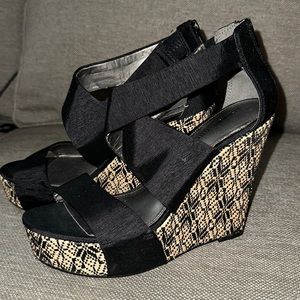 Beautiful Audrey Brooke wedges. They have such a spectacularly ornate design.